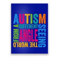 Autism Seeing The World From A Different Angle Autism Gift Poster