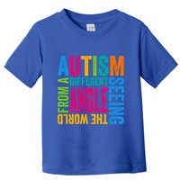 Autism Seeing The World From A Different Angle Autism Gift Toddler T-Shirt
