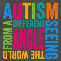 Autism Seeing The World From A Different Angle Autism Gift Vector Backpack