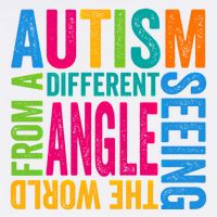 Autism Seeing The World From A Different Angle Autism Gift Garment-Dyed Sweatshirt