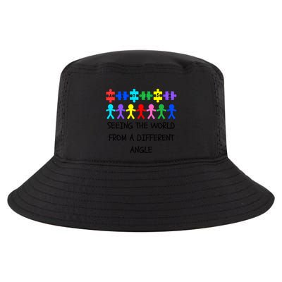 Autism Seeing The World From A Different Angle Awareness2024 Gift Cool Comfort Performance Bucket Hat