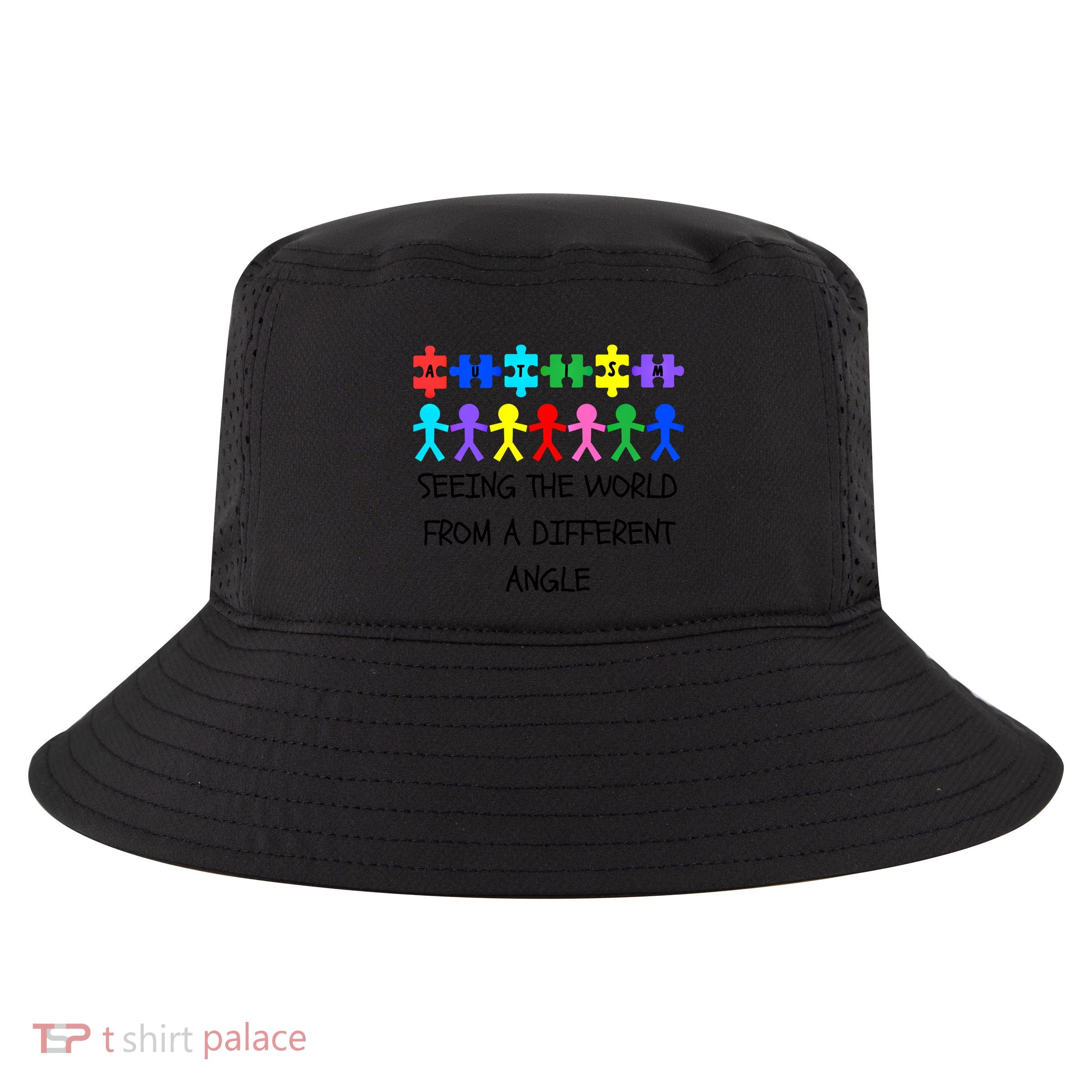 Autism Seeing The World From A Different Angle Awareness2024 Gift Cool Comfort Performance Bucket Hat