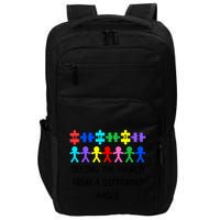 Autism Seeing The World From A Different Angle Awareness2024 Gift Impact Tech Backpack