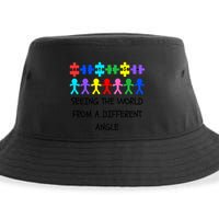 Autism Seeing The World From A Different Angle Awareness2024 Gift Sustainable Bucket Hat