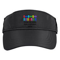 Autism Seeing The World From A Different Angle Awareness2024 Gift Adult Drive Performance Visor