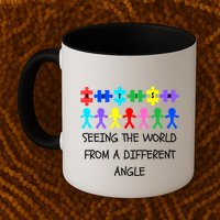 Autism Seeing The World From A Different Angle Awareness2024 Gift Mug