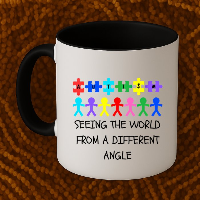 Autism Seeing The World From A Different Angle Awareness2024 Gift Mug