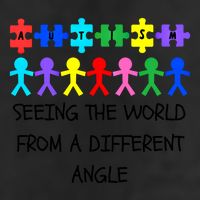 Autism Seeing The World From A Different Angle Awareness2024 Gift Trucker Hat