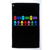 Autism Seeing The World From A Different Angle Awareness2024 Gift Golf Towel