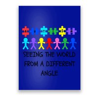 Autism Seeing The World From A Different Angle Awareness2024 Gift Poster