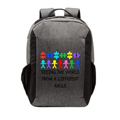 Autism Seeing The World From A Different Angle Awareness2024 Gift Vector Backpack
