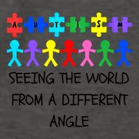 Autism Seeing The World From A Different Angle Awareness2024 Gift Vector Backpack