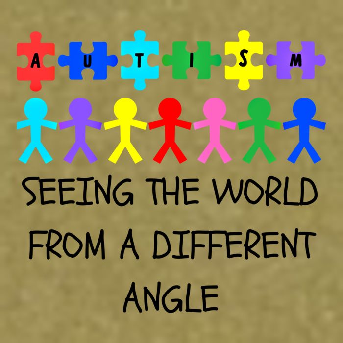 Autism Seeing The World From A Different Angle Awareness2024 Gift Garment-Dyed Women's Muscle Tee