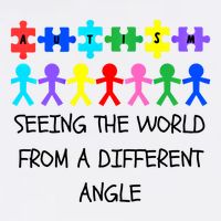 Autism Seeing The World From A Different Angle Awareness2024 Gift Garment-Dyed Sweatshirt