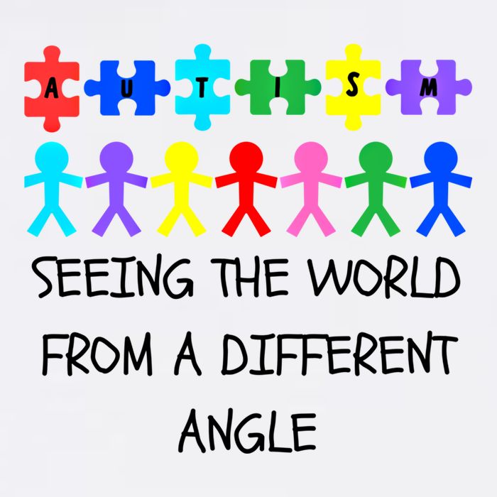 Autism Seeing The World From A Different Angle Awareness2024 Gift Garment-Dyed Sweatshirt