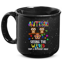 Autism Seeing The World From A Different Angle Gift 15oz Campfire Ceramic Mug