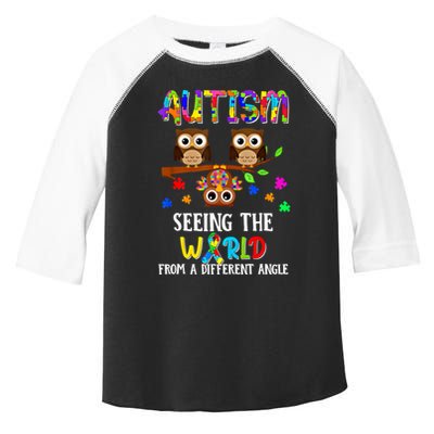 Autism Seeing The World From A Different Angle Gift Toddler Fine Jersey T-Shirt