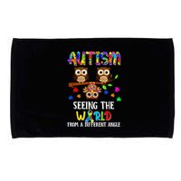 Autism Seeing The World From A Different Angle Gift Microfiber Hand Towel