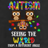 Autism Seeing The World From A Different Angle Gift Microfiber Hand Towel