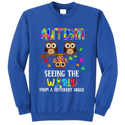 Autism Seeing The World From A Different Angle Gift Sweatshirt
