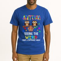 Autism Seeing The World From A Different Angle Gift Tall T-Shirt