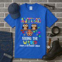 Autism Seeing The World From A Different Angle Gift Tall T-Shirt