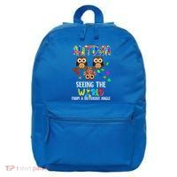 Autism Seeing The World From A Different Angle Gift 16 in Basic Backpack