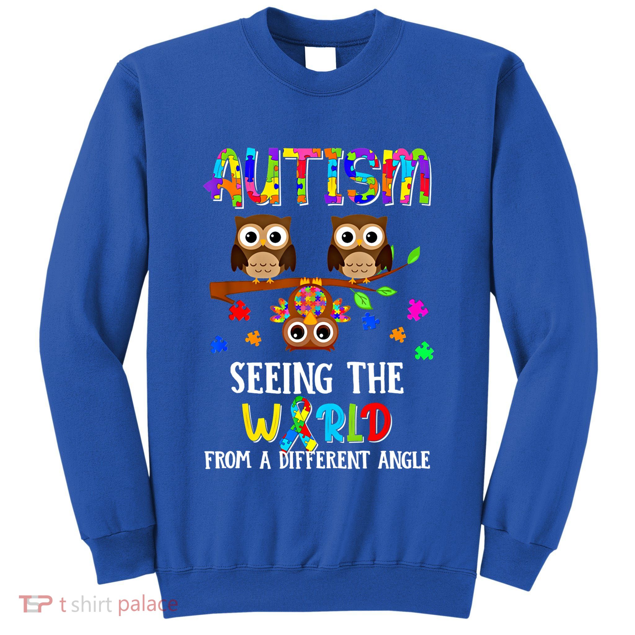 Autism Seeing The World From A Different Angle Gift Tall Sweatshirt