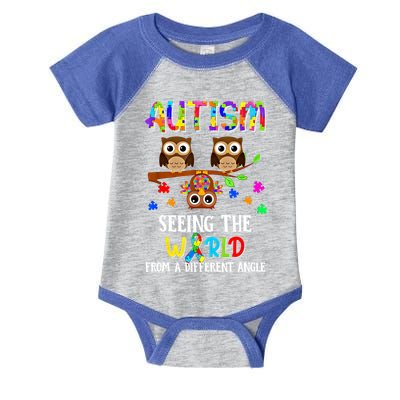 Autism Seeing The World From A Different Angle Gift Infant Baby Jersey Bodysuit