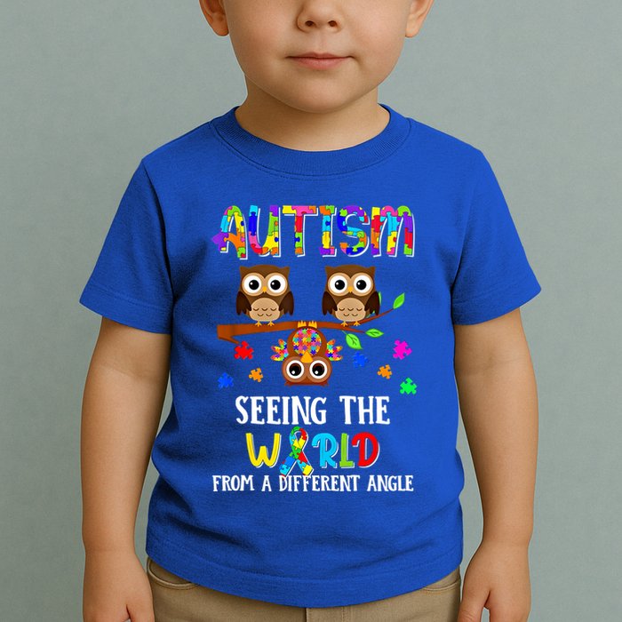 Autism Seeing The World From A Different Angle Gift Toddler T-Shirt