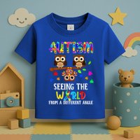 Autism Seeing The World From A Different Angle Gift Toddler T-Shirt