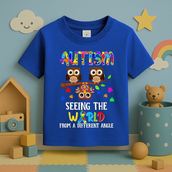 Autism Seeing The World From A Different Angle Gift Toddler T-Shirt