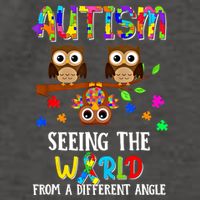 Autism Seeing The World From A Different Angle Gift Vector Backpack