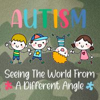 Autism Seeing The World From A Different Angle Gift Legacy Tie Dye Trucker Hat