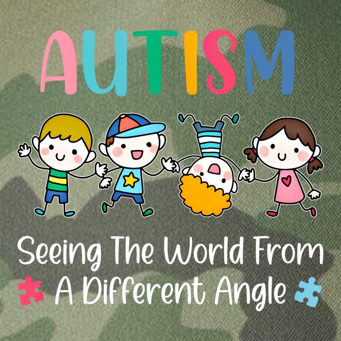 Autism Seeing The World From A Different Angle Gift Legacy Tie Dye Trucker Hat