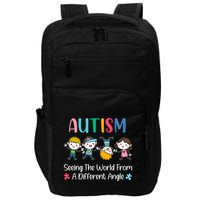 Autism Seeing The World From A Different Angle Gift Impact Tech Backpack