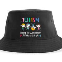 Autism Seeing The World From A Different Angle Gift Sustainable Bucket Hat