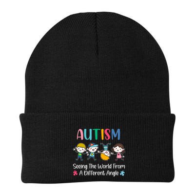 Autism Seeing The World From A Different Angle Gift Beanie