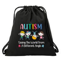 Autism Seeing The World From A Different Angle Gift Drawstring Bag