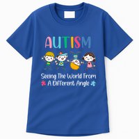 Autism Seeing The World From A Different Angle Gift Tall T-Shirt