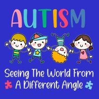 Autism Seeing The World From A Different Angle Gift 16 in Basic Backpack