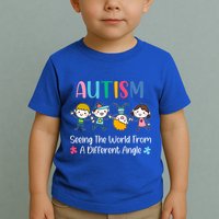 Autism Seeing The World From A Different Angle Gift Toddler T-Shirt