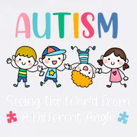 Autism Seeing The World From A Different Angle Gift Garment-Dyed Sweatshirt