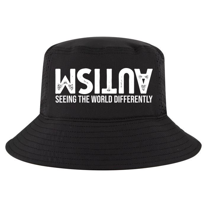Autism Seeing The World Differently Quote Cool Comfort Performance Bucket Hat