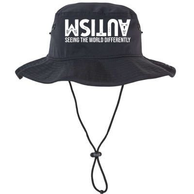 Autism Seeing The World Differently Quote Legacy Cool Fit Booney Bucket Hat