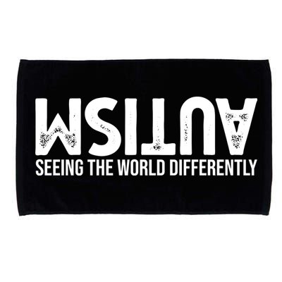Autism Seeing The World Differently Quote Microfiber Hand Towel