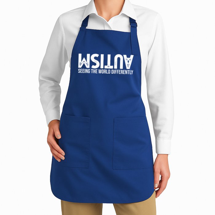 Autism Seeing The World Differently Quote Apron