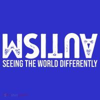 Autism Seeing The World Differently Quote Mesh Reversible Basketball Jersey Tank