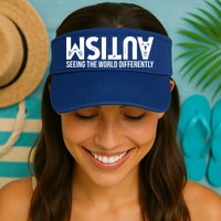 Autism Seeing The World Differently Quote Visor