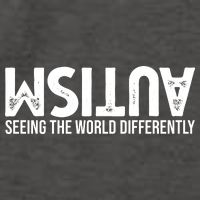 Autism Seeing The World Differently Quote Vector Backpack